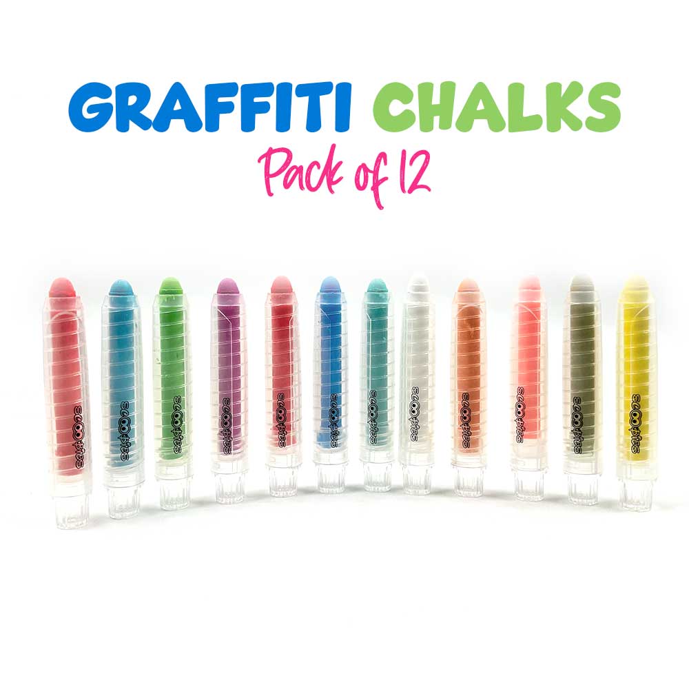 Graffiti Chalks (Dust Free Chalk for Hassle Free Learning)