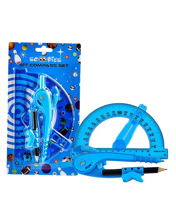 Buy 1 Get 1 Free, BFF Compass & Protractor Set - A Mathematics Wizard