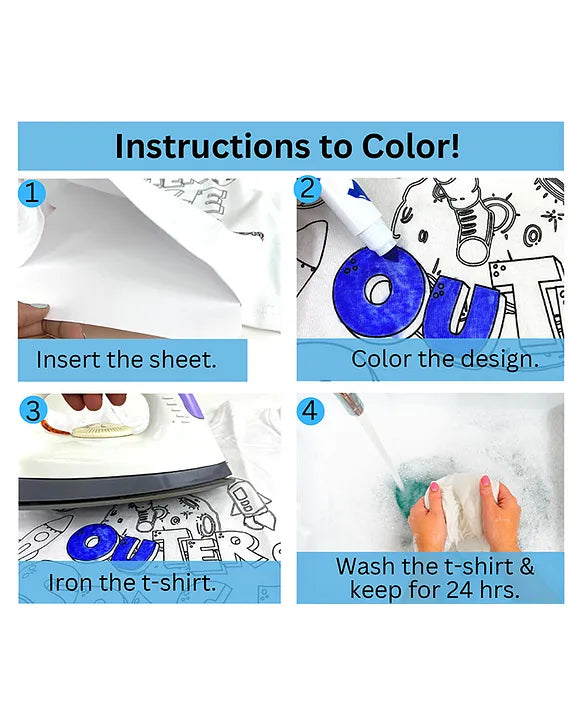 Doodle Tees (Space) - Take Art from Paper to Fabric