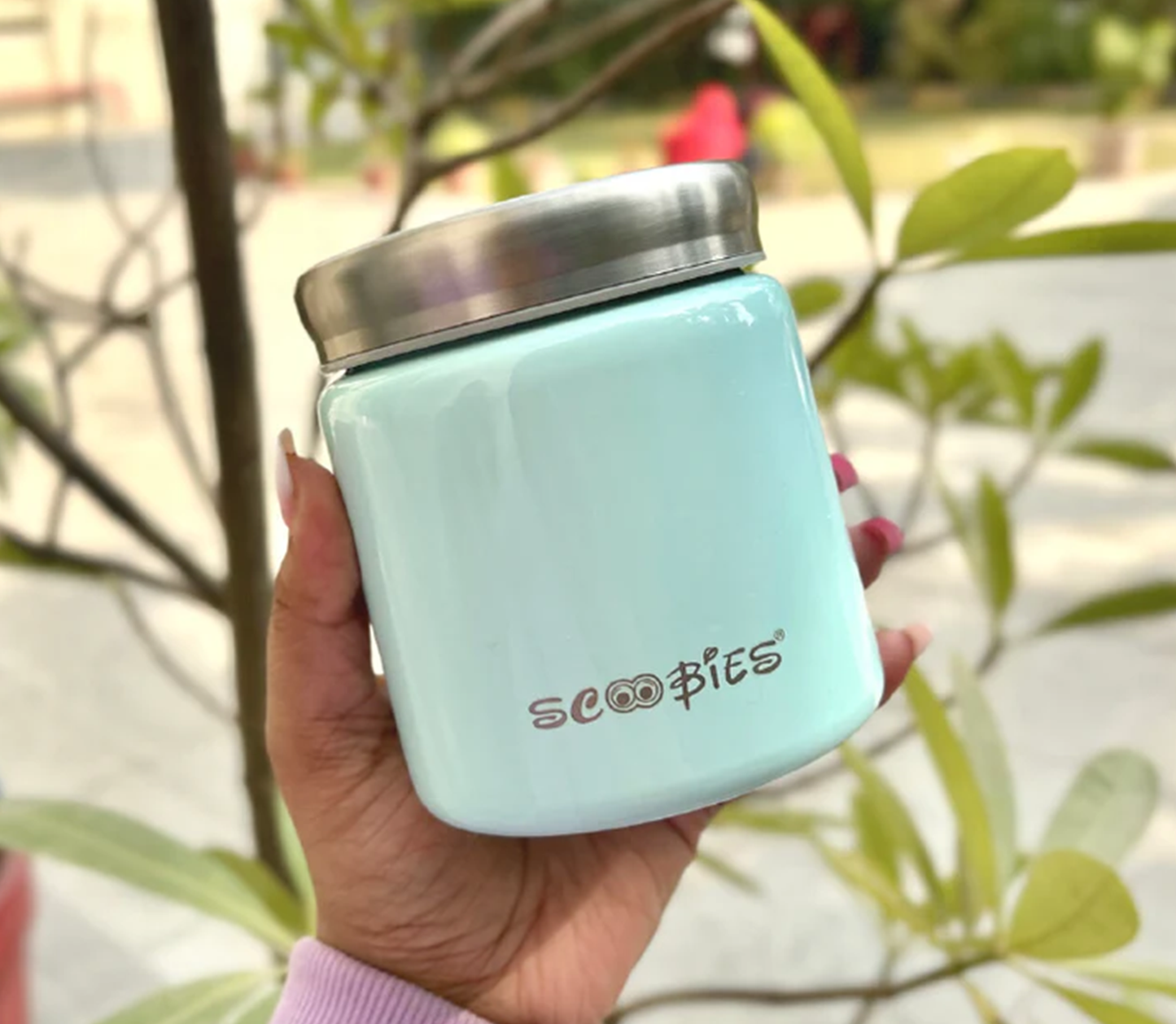 Foodielicious Insulated Food Container- For Nutritious Bites (Blue)