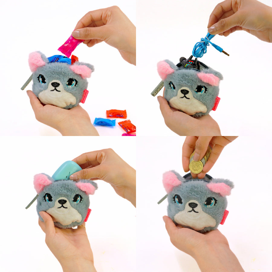 Sniff Plush Multipurpose Built-in Coin  Pouch