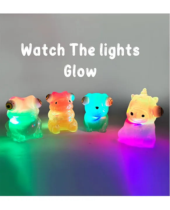 Stick-i-dgets (Blue) - Color-Changing Squishy Toy that glows and pops!