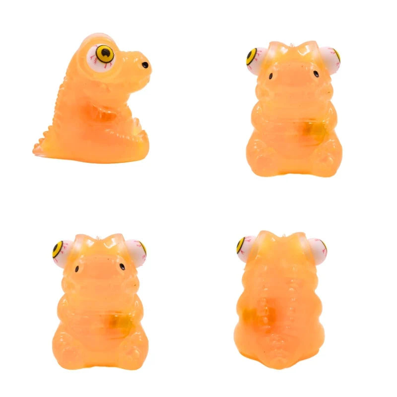 Buy 1 get 1 free Stick-i-dgets (Orange) - Color-Changing Squishy Toy that glows and pops!