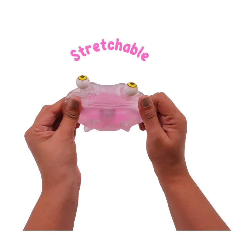 Buy 1 get 1 free Stick-i-dgets (Purple) Color-Changing Squishy Toy that glows and pops!