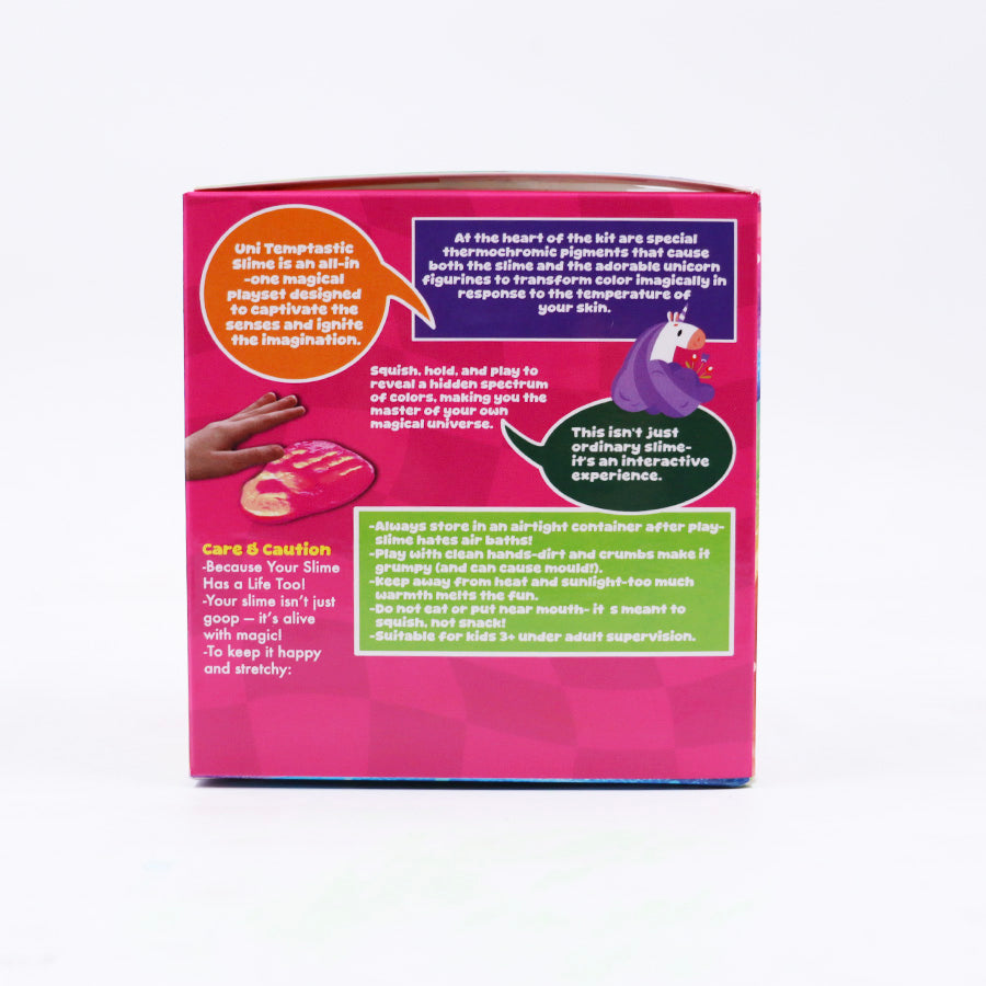 Uni Temptastic Slime: Color-Changing Slime Play with wall sticking Uni Dawdlers| for Sensory Fun & Creative Play