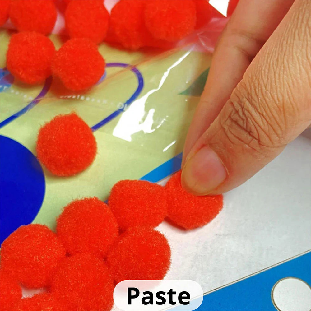 Stick N Fun Pompom Art Set | 600 Pieces | Butterflies | Your DIY Decor