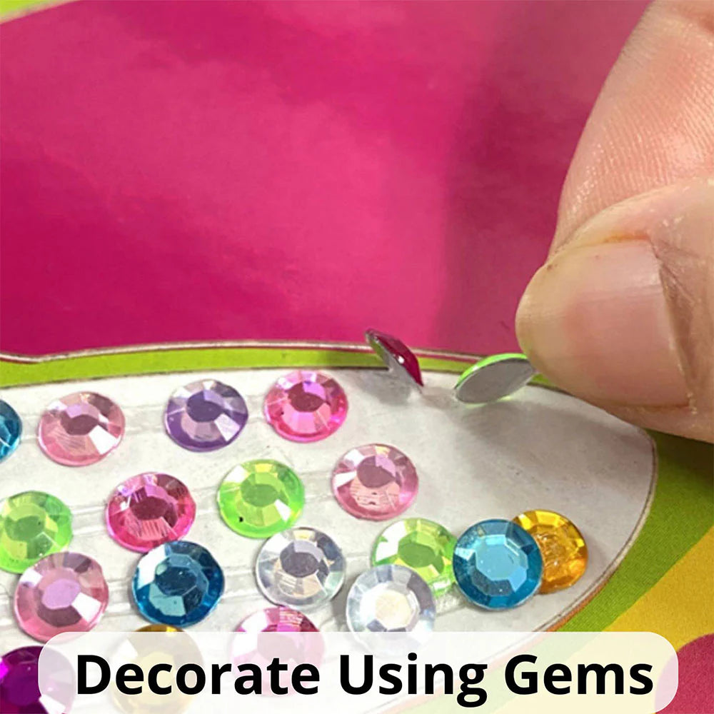 Stick N Fun Pompom Art Set | 600 Pieces | Butterflies | Your DIY Decor
