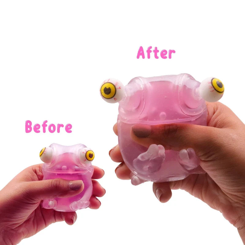 Buy 1 get 1 free Stick-i-dgets (Purple) Color-Changing Squishy Toy that glows and pops!