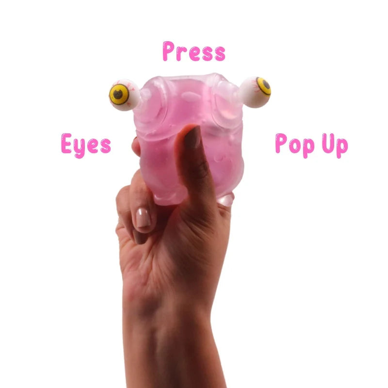 Buy 1 get 1 free Stick-i-dgets (Purple) Color-Changing Squishy Toy that glows and pops!