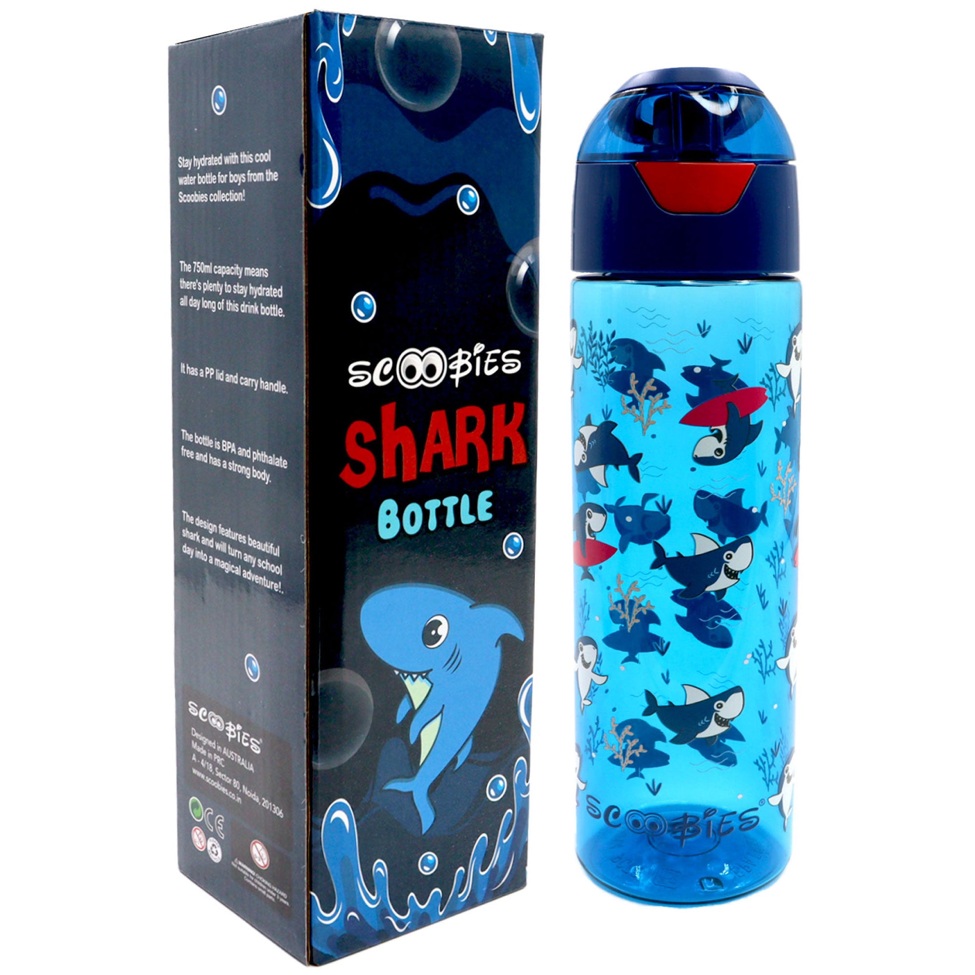 Mackenzie Blue Dino Glow-in-the-Dark Kids Water Bottles & Thermos