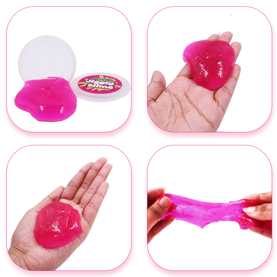 Uni GooGoo Slime Party (Pink) 4 Slimes + 20 Unicorn Dawdlers, Stretch, Squish & Decorate