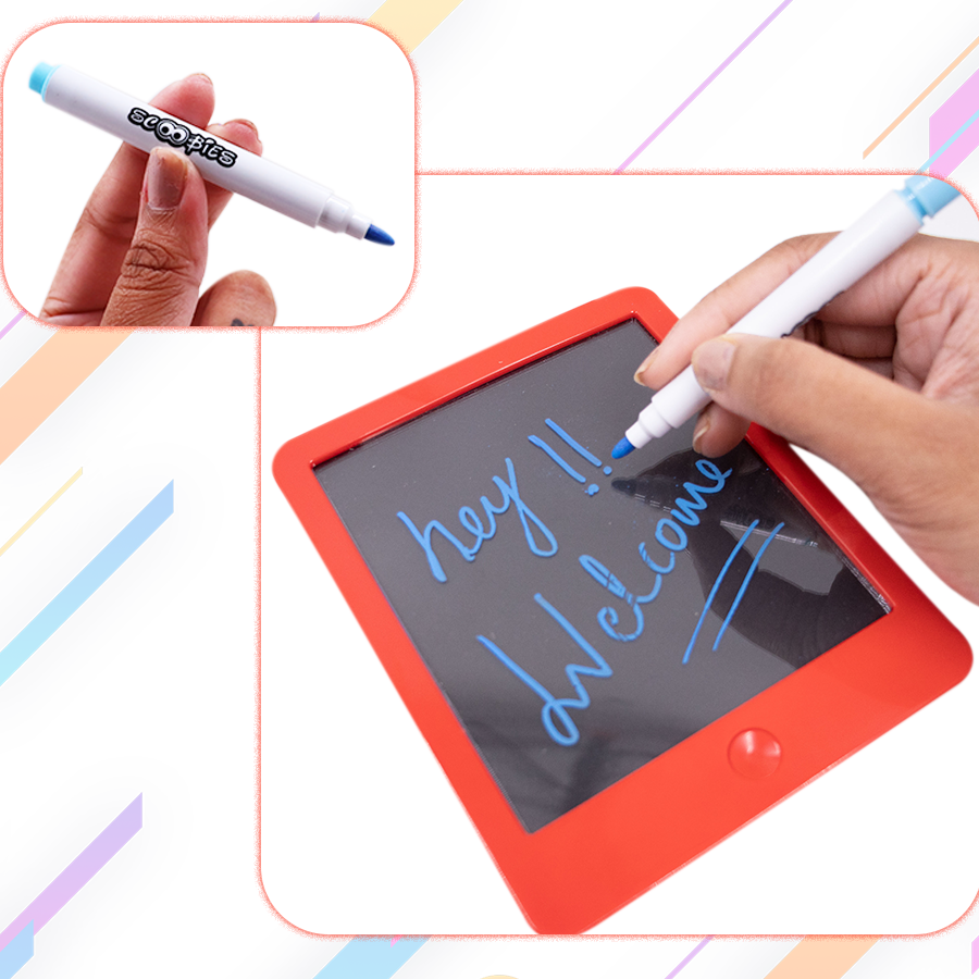 Glimmer Board - Drawing Pad with 2 Light Effects, Reusable Neon Pen & Easy Clean Wipe | Age 3+ Scree Free Play | Reusable, Mess-Free, Portable & Creative Learning Toy Gift