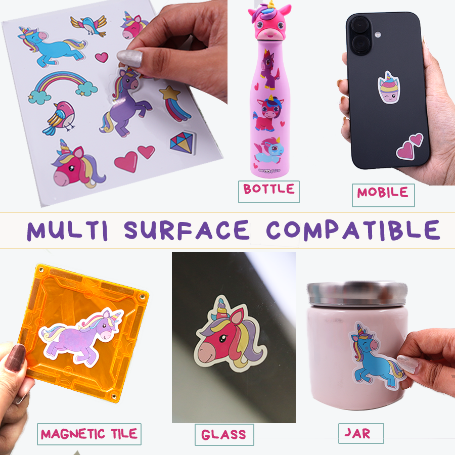 Scoobies Unicorn Travel Tin – Magical On-the-Go Activity Kit for Kids 3+ | Screen-Free Creativity in a Tin