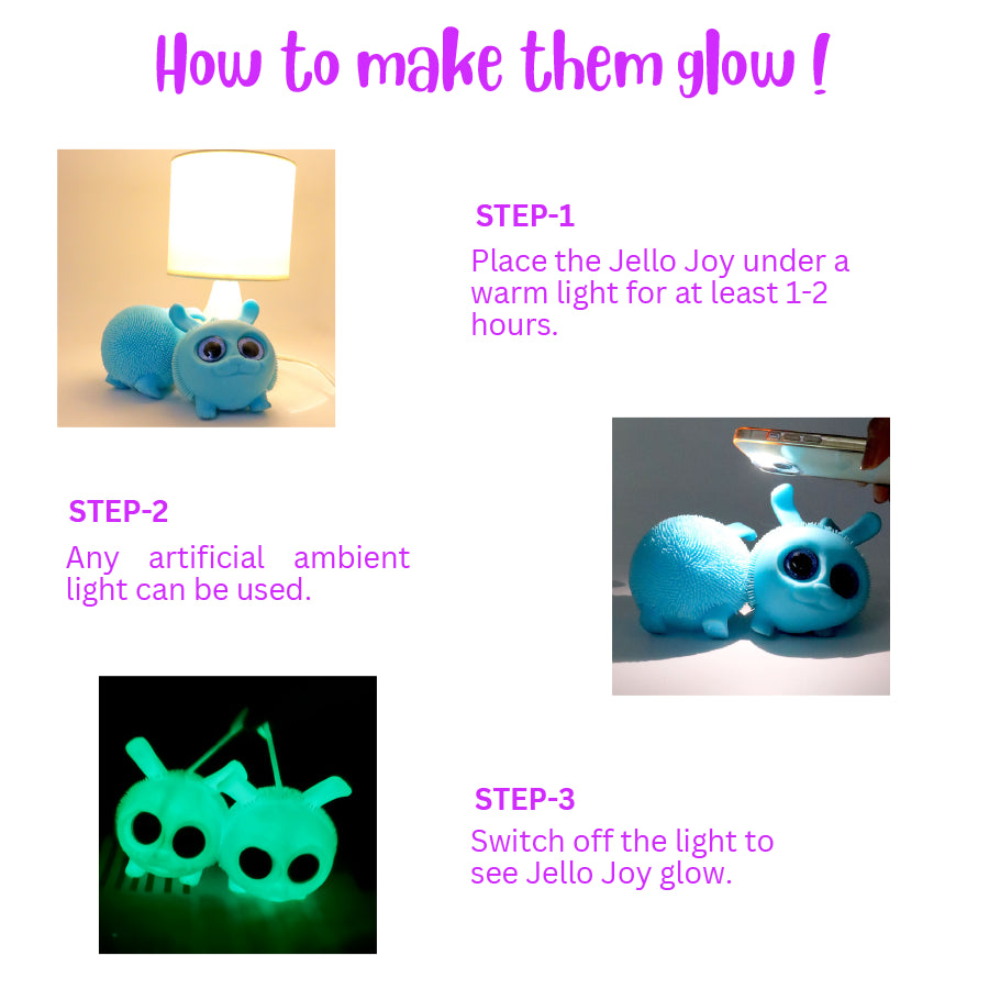 Jello Joy Glow in the dark Squishy