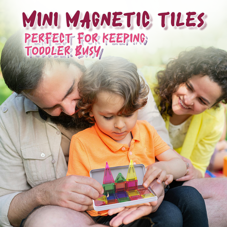 Scoobies Magnano Tiles | Pocket Sized Travel Friendly Magnetic Tiles