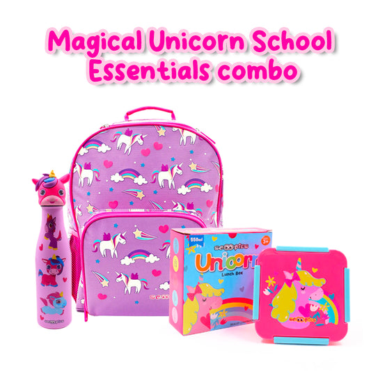 Magical Unicorn School Essentials Combo