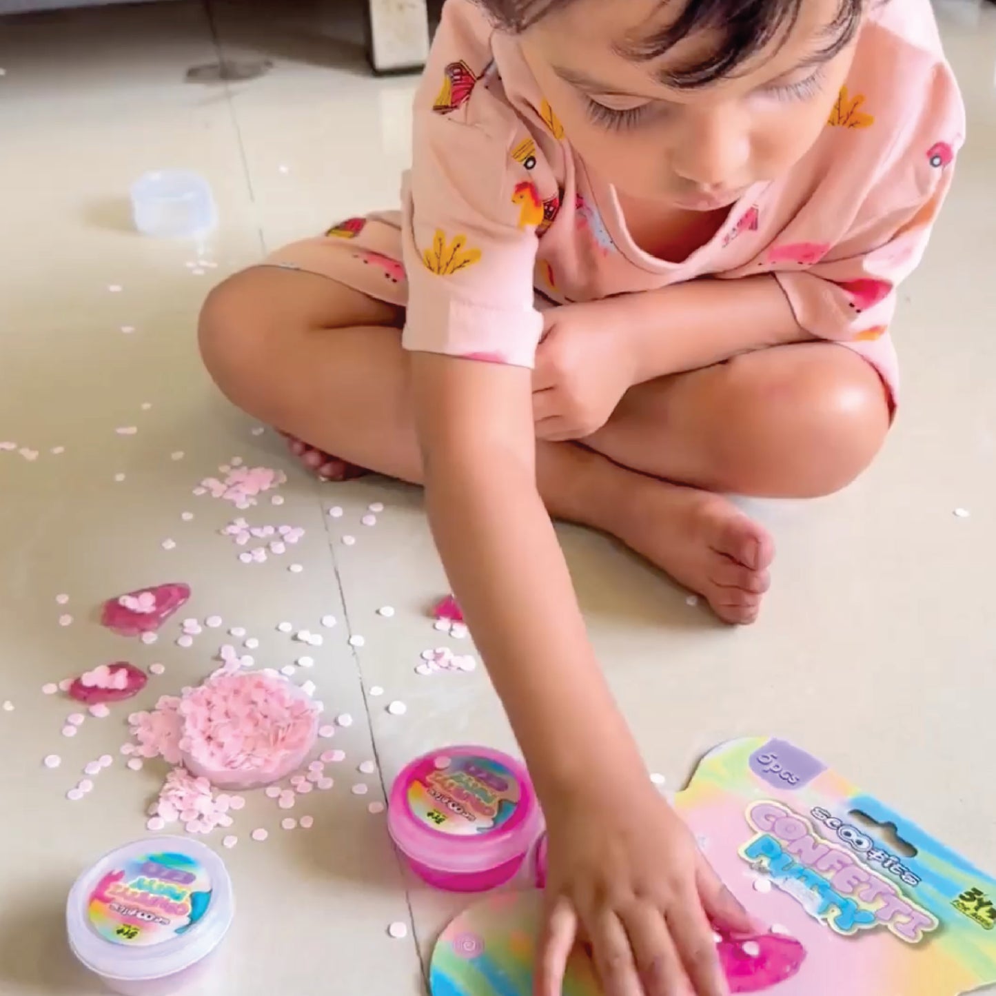 Confetti Putty - Cool and Colorful Slime