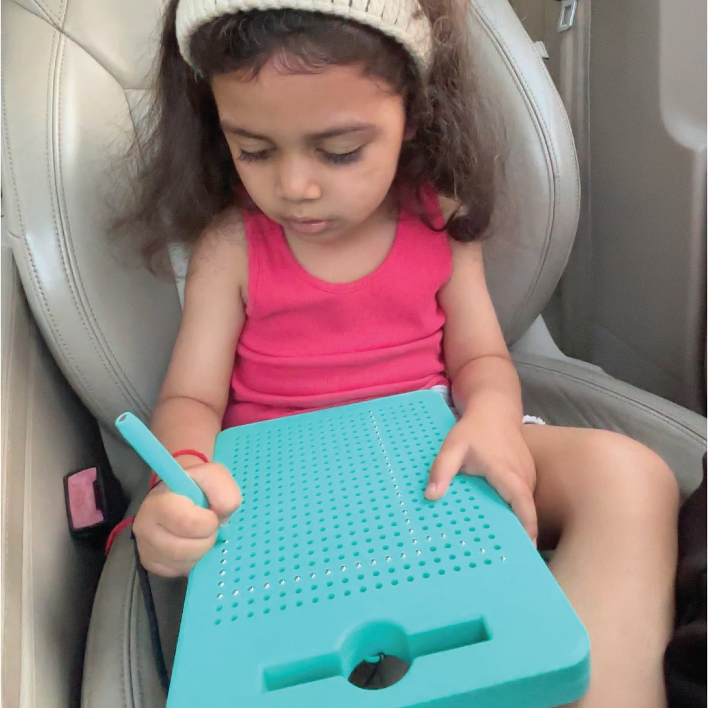 Scoobies Magnetise It , Double Sided Magnetic Board with Stylus| 2 in 1 Magnetic Board , Learning Made Fun and Mess-Free