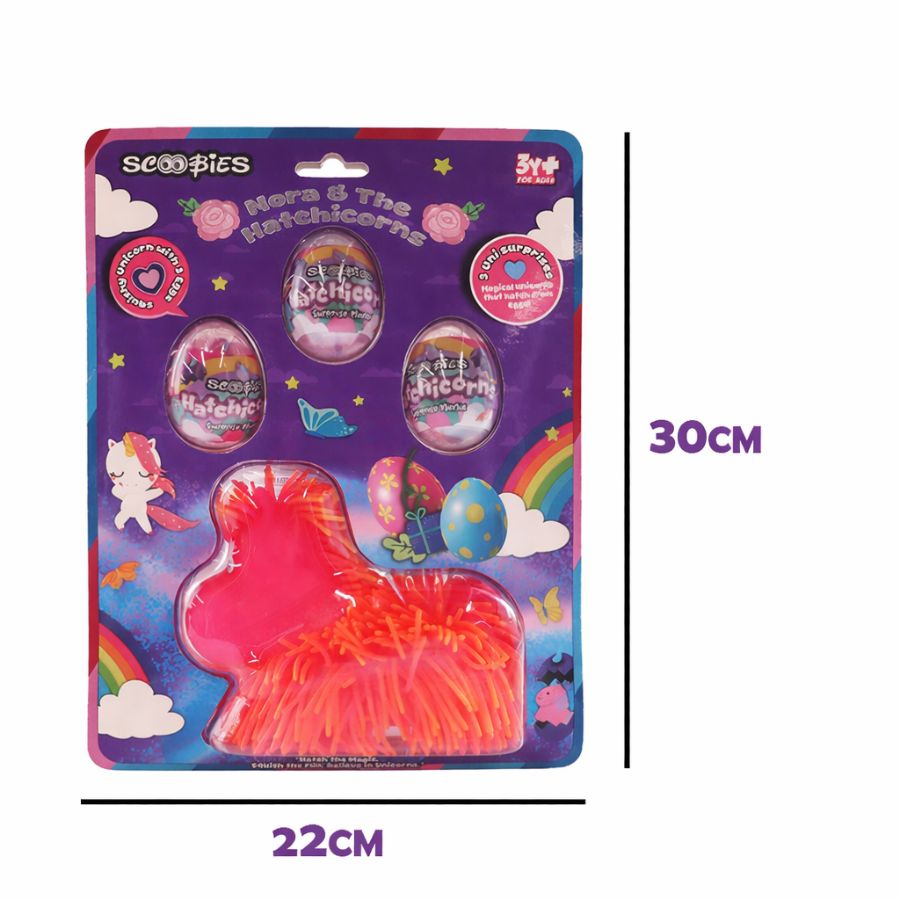 Nora & The Hatchicorns: Magical Unicorn Surprise Eggs & Squishy Sensory Toy Crack, Squish & Hatch Fun | The Perfect Unicorn-Themed Stress Buster