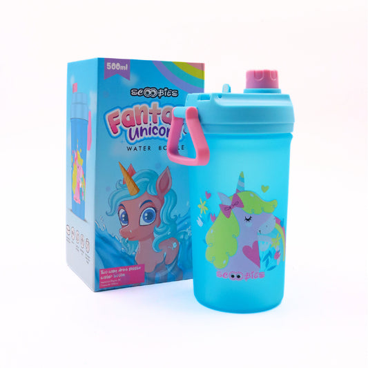 Fantasy Unicorn Water Bottle - For Easy Sips & Sups