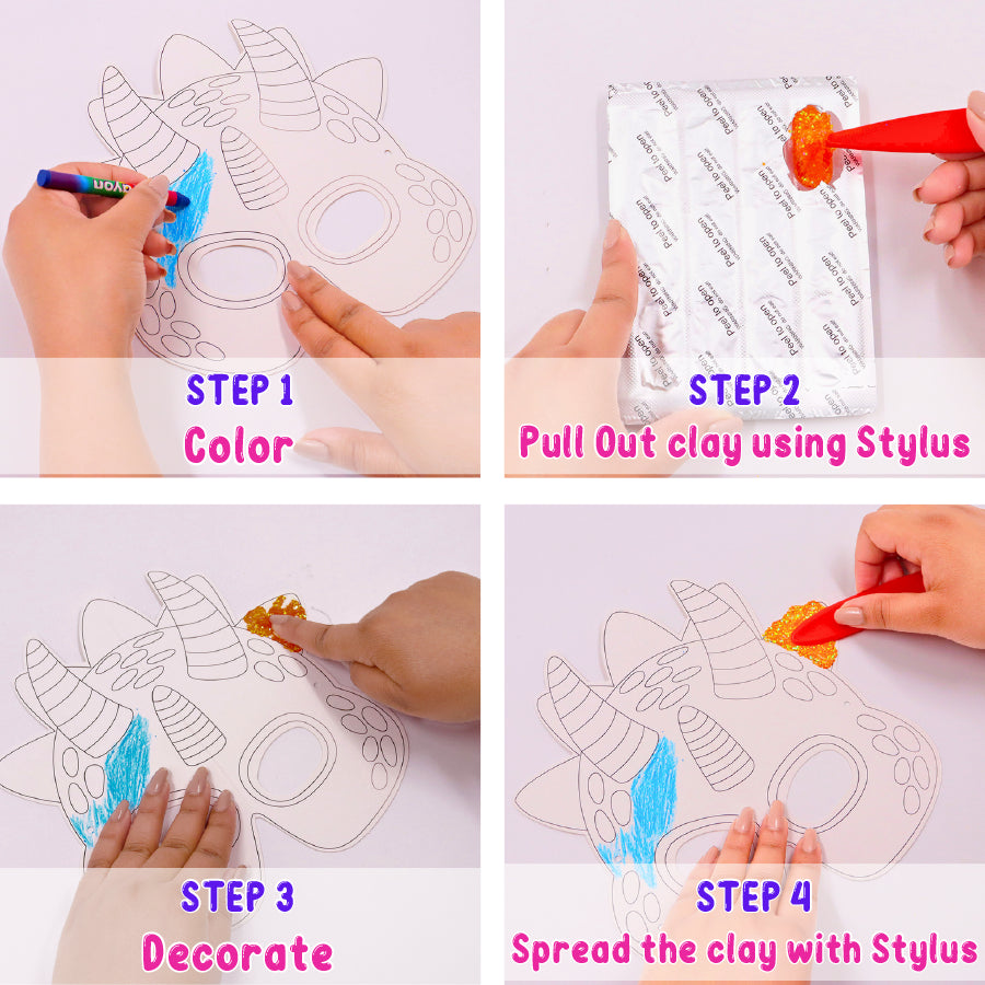 Clay DIY Eye Mask - The Monster