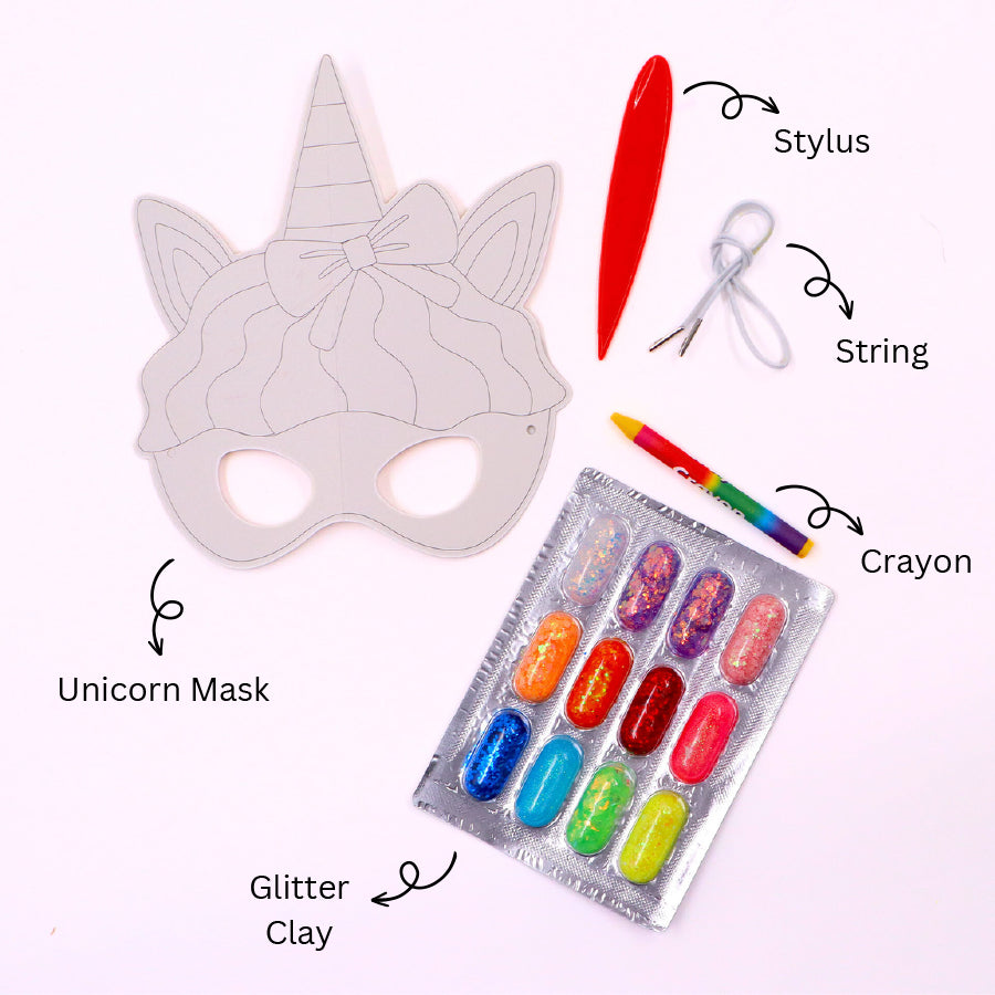 Clay DIY Eye Mask - THE UNICORN