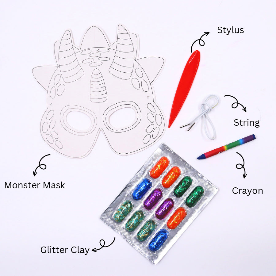 Clay DIY Eye Mask - The Monster