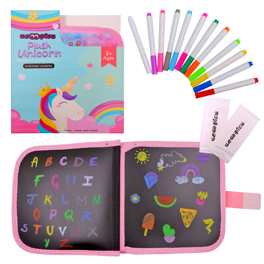 Doodle Magic Book (Plush Unicorn Theme)