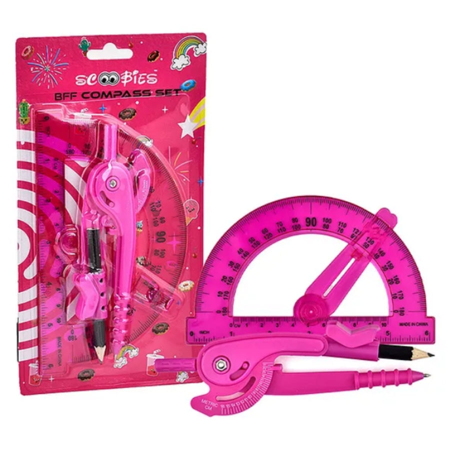 BFF Compass & Protractor Set - A Mathematics Wizard