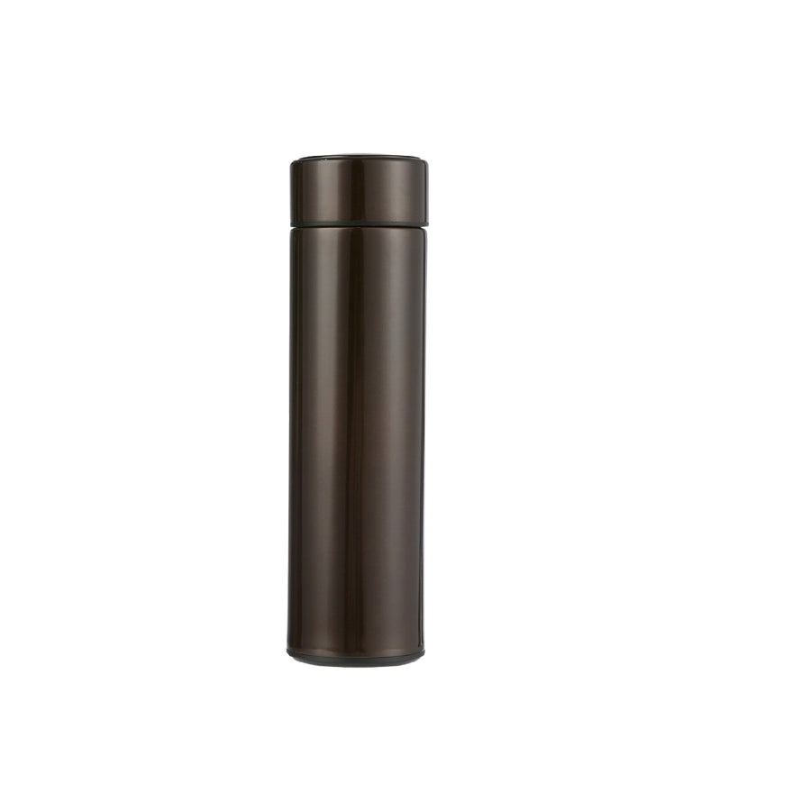 LED Temperature Bottle (Brown) | With Smart LED Temperature Display | Stainless Steel Insulated Quality | Multi-Usage