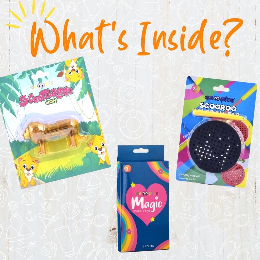 Travel on the Go (Black) | Bundle of 3 | With Special Magnetic Writing Pad