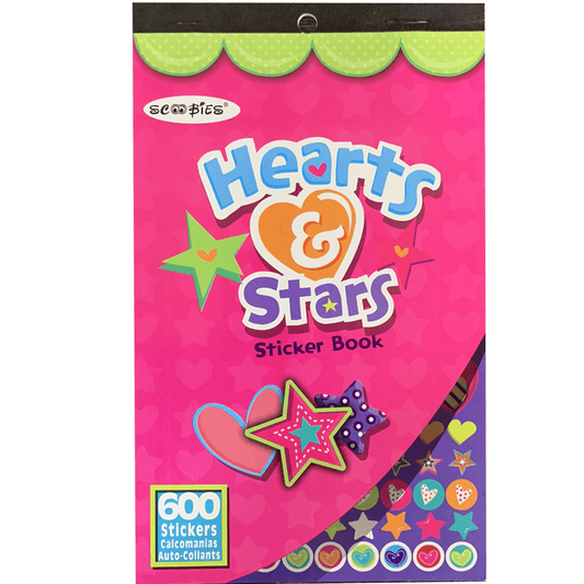 Hearts & Stars Sticker Book - Scoobies
