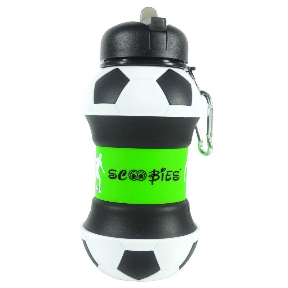 Football Water Bottle (Black & White) - Scoobies