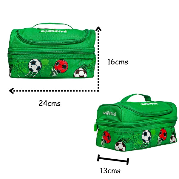 Whipper Snapper Lunchbag |  Football Print | Insulated |  Applique Badge Design