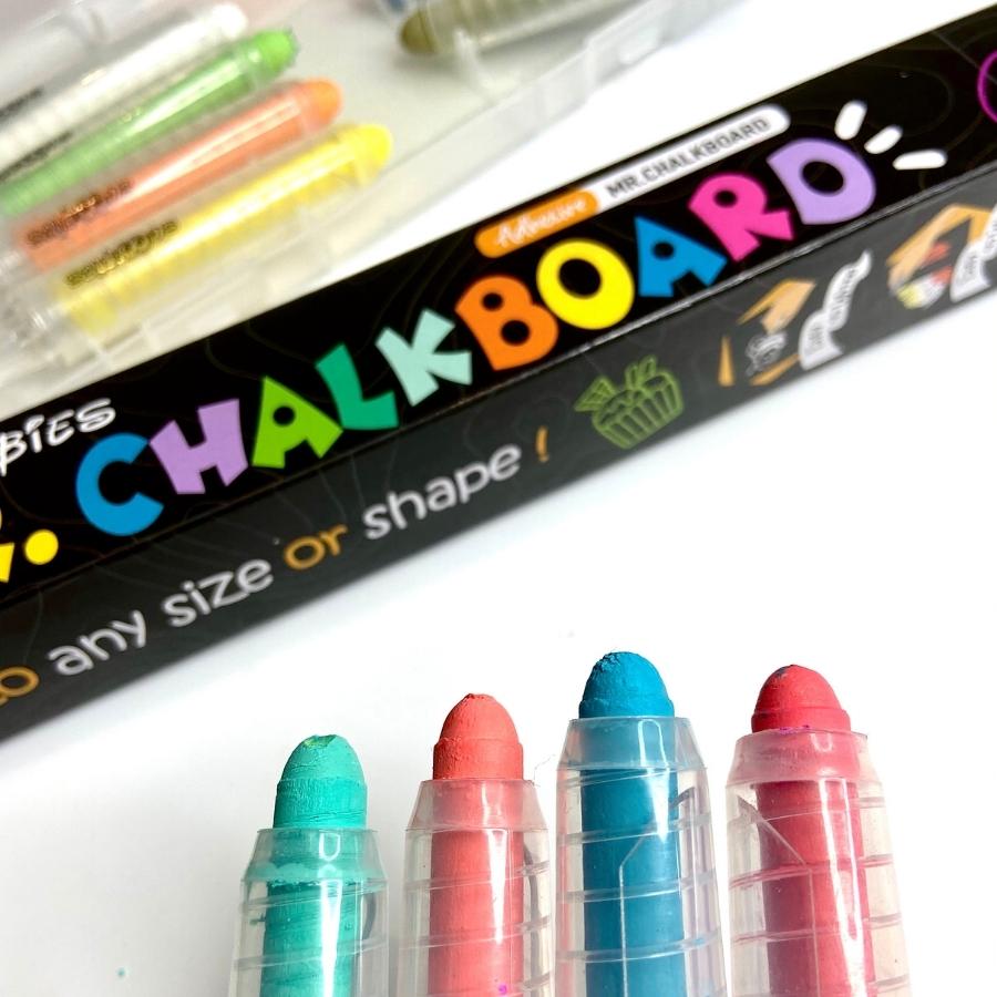 Chalk O' Board Fam | Writing Bundle | Pack of Graffiti chalk & Mr Chalk board | Mess-Free Learning