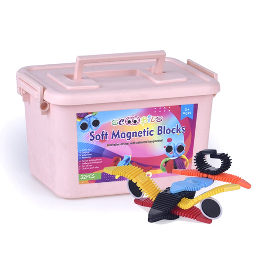 Magnetic Soft Blocks - Ideal STEM Learning Toy for kids