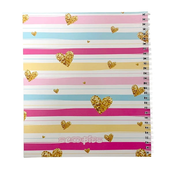 All Hearts Notebook | 80 Ruled Premium Pages | Spiral Bound | Soft Cover | A4 Size | Ideal Gifting Option