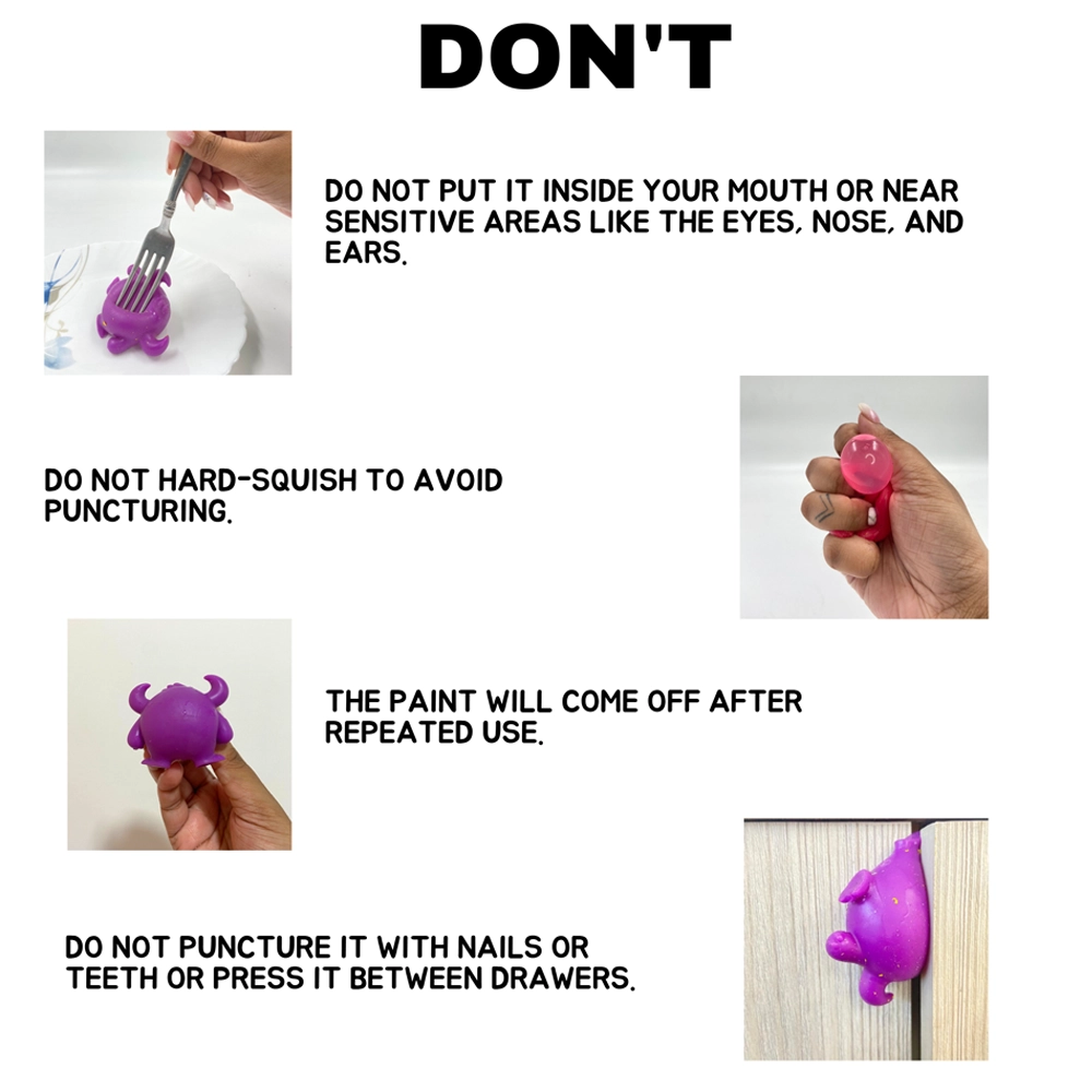 Unicorns' Blobz Kingdom | Pack Of 2 | Sensory Fidget Toy | Stress Buster | Splat Smash Toy