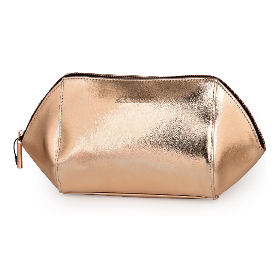 Bewitching Gold Makeup Pouch - Perfect for on the go!