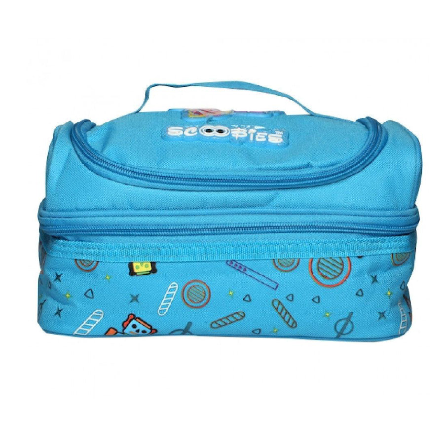 Fab N Dab Lunchbag | Double Decker | Insulated & Leakproof | Vibrant Colours | Applique badge work | Dapper Design | Travel-Friendly
