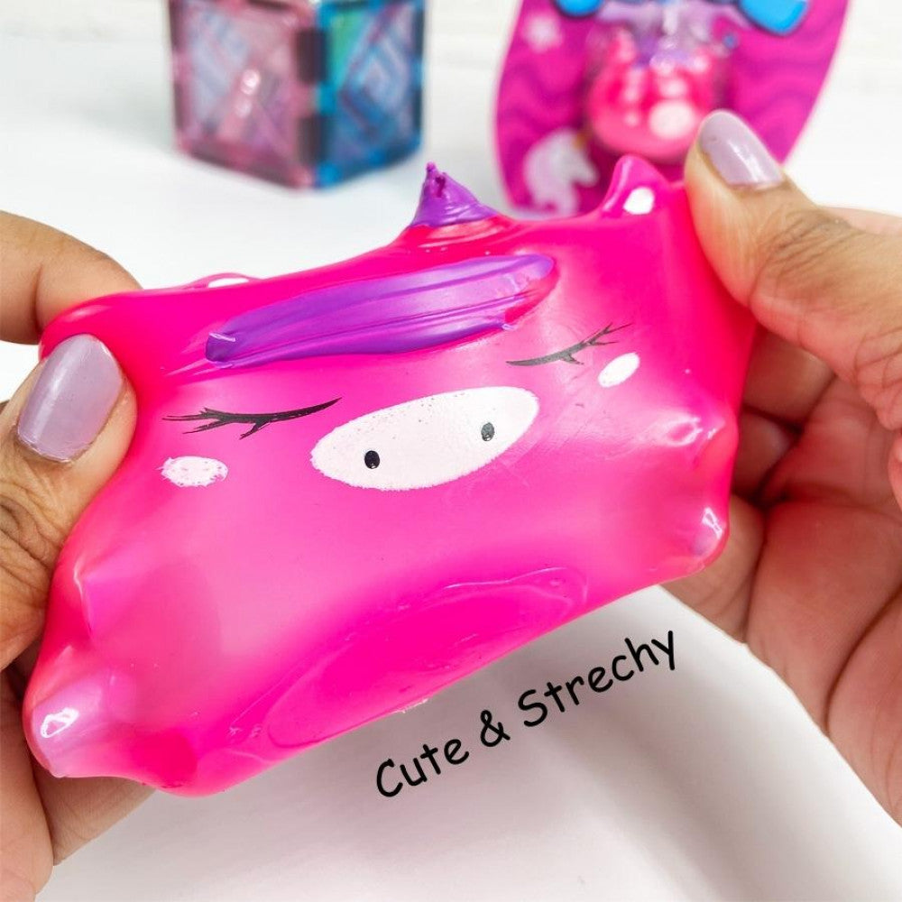 Unicorns' Blobz Kingdom | Pack Of 2 | Sensory Fidget Toy | Stress Buster | Splat Smash Toy