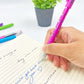 Pack of 8 Sense Pens  | Quirky Design |  Best School Essential Kit | Blue & Black Tip | 8 Fab Pens