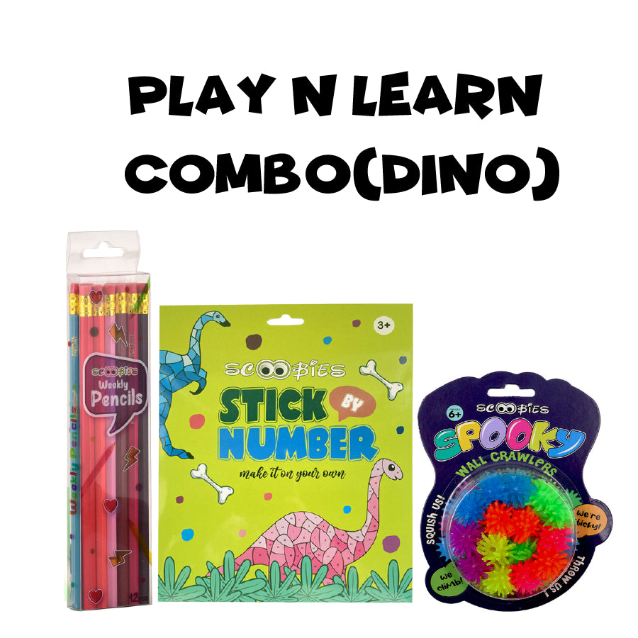 Play N Learn Combo (Dino) | Pack of 3 | Money Saver Deal