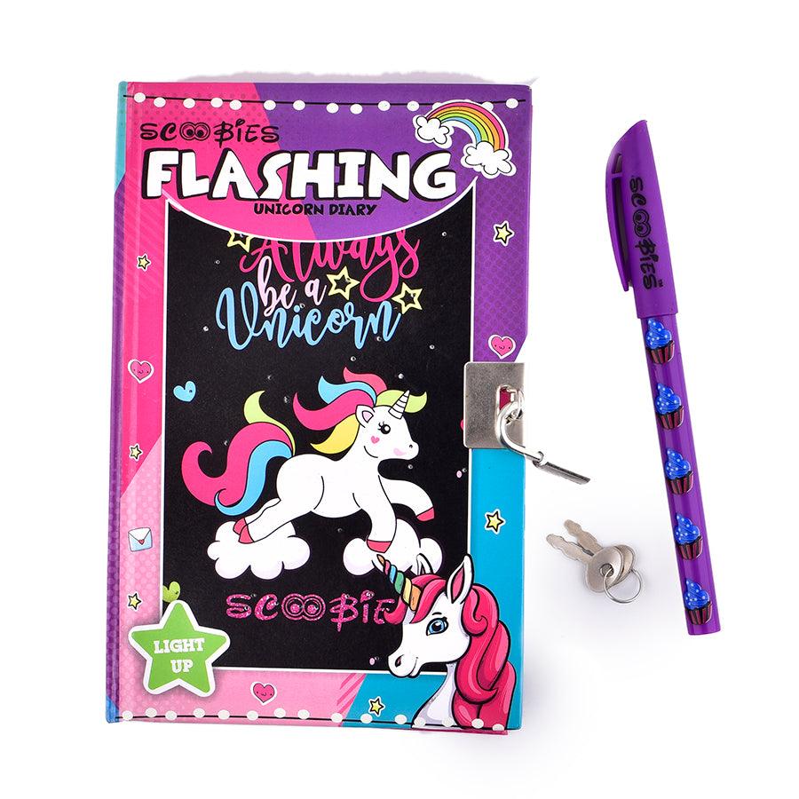 Light Up Unicorn Diary - Scoobies