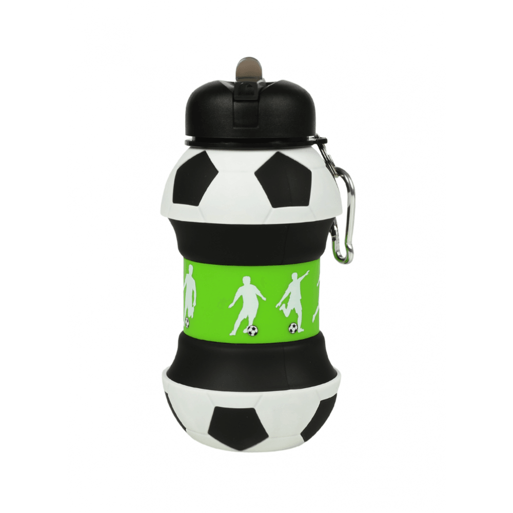 Football Water Bottle (Black & White) - Scoobies