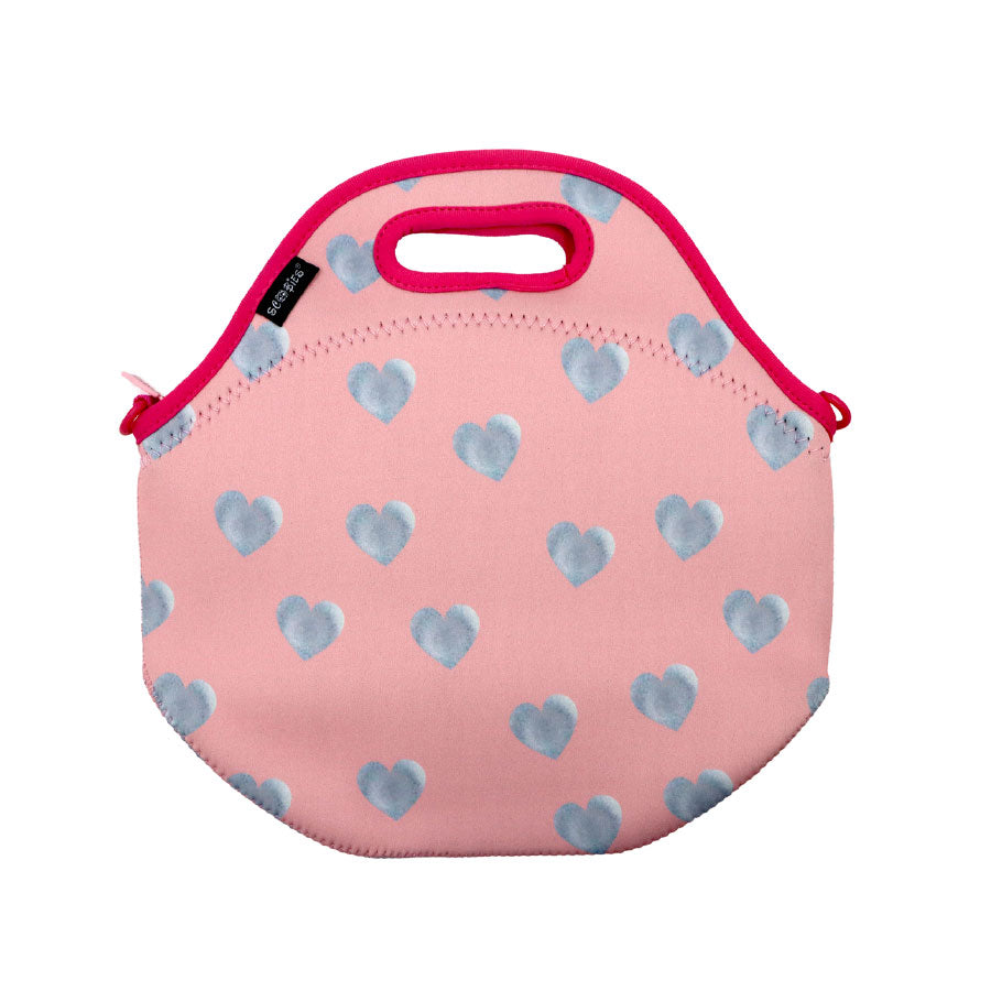 Neoprene Lunchbag - Heart Design