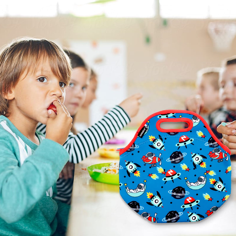 Neoprene Lunchbag  - Space Design