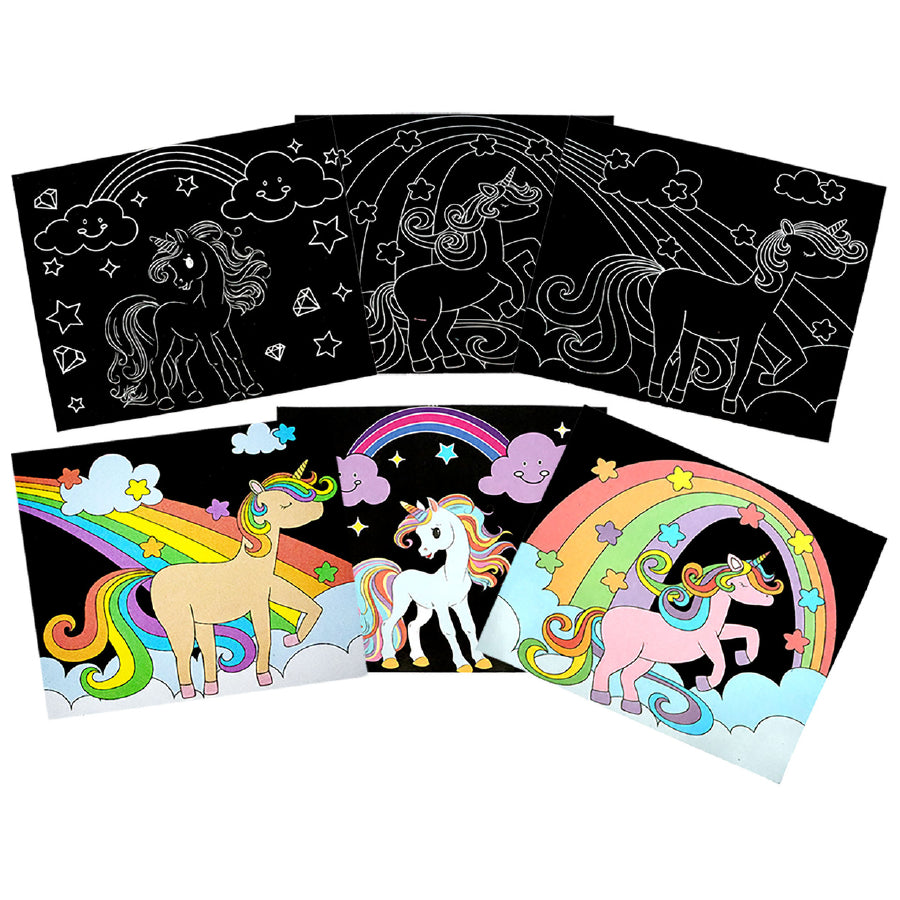 Scratch Cards - Unicorn Theme | With 3 Activity Sheets | Ideal DIY Craft