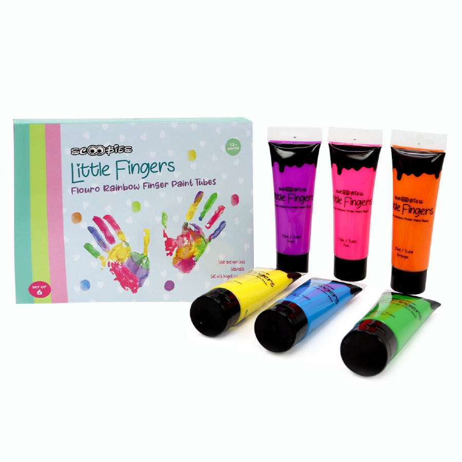 Rainbow Finger Paints - For your First Painting