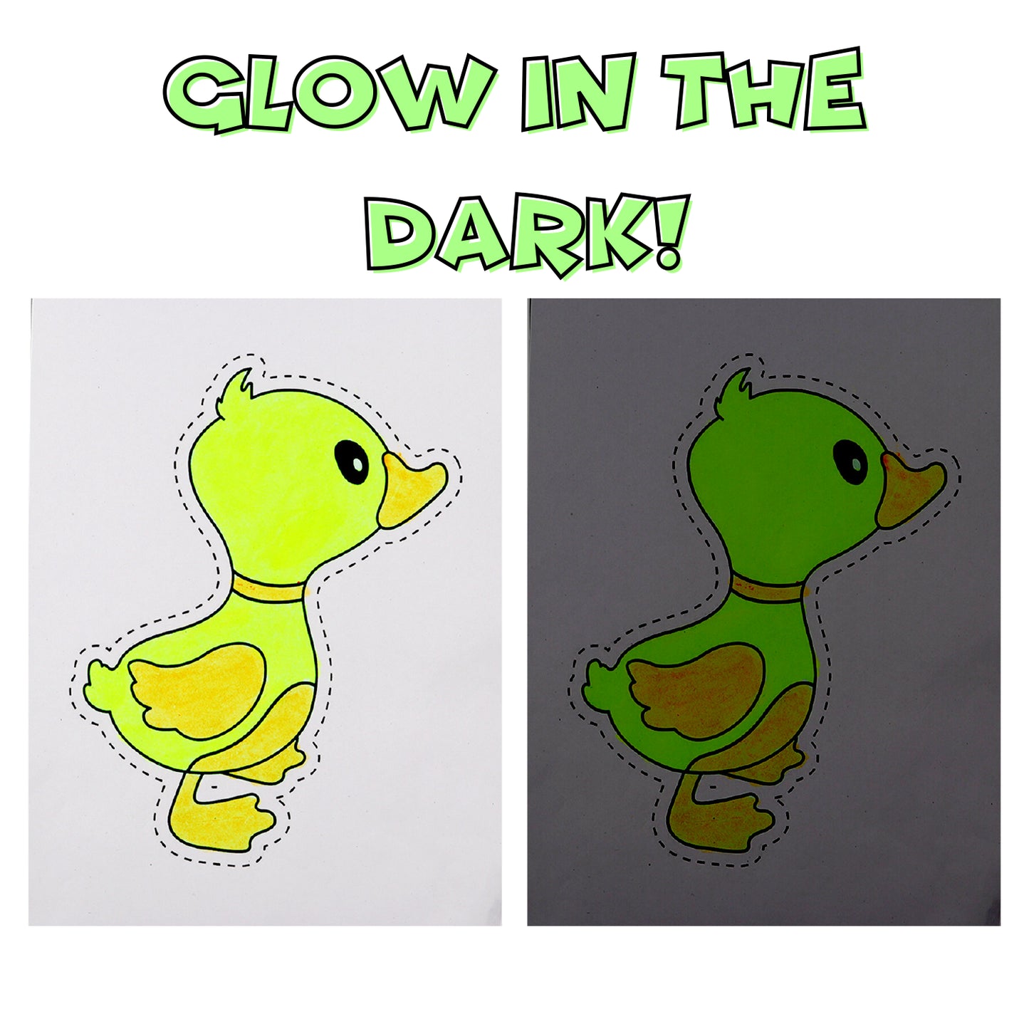 Neon Gel Crayons - Glow-in-the-Dark Color for Kids